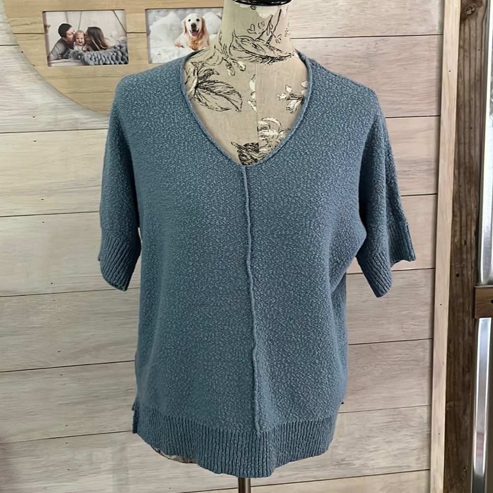 Nwt Coldwater Creek Slate Blue Sweater S